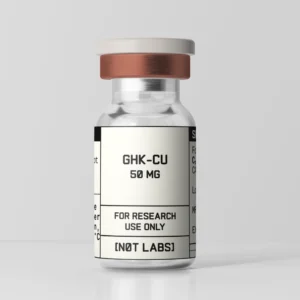 GHK-Cu peptide vial — COA-verified research compound for collagen synthesis, wound healing, and angiogenesis
