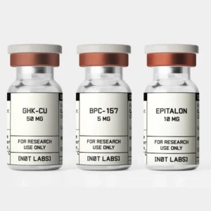 Glow Bundle peptides – GHK-Cu, BPC-157, Epitalon | COA Verified Research Bundle | Not Labs