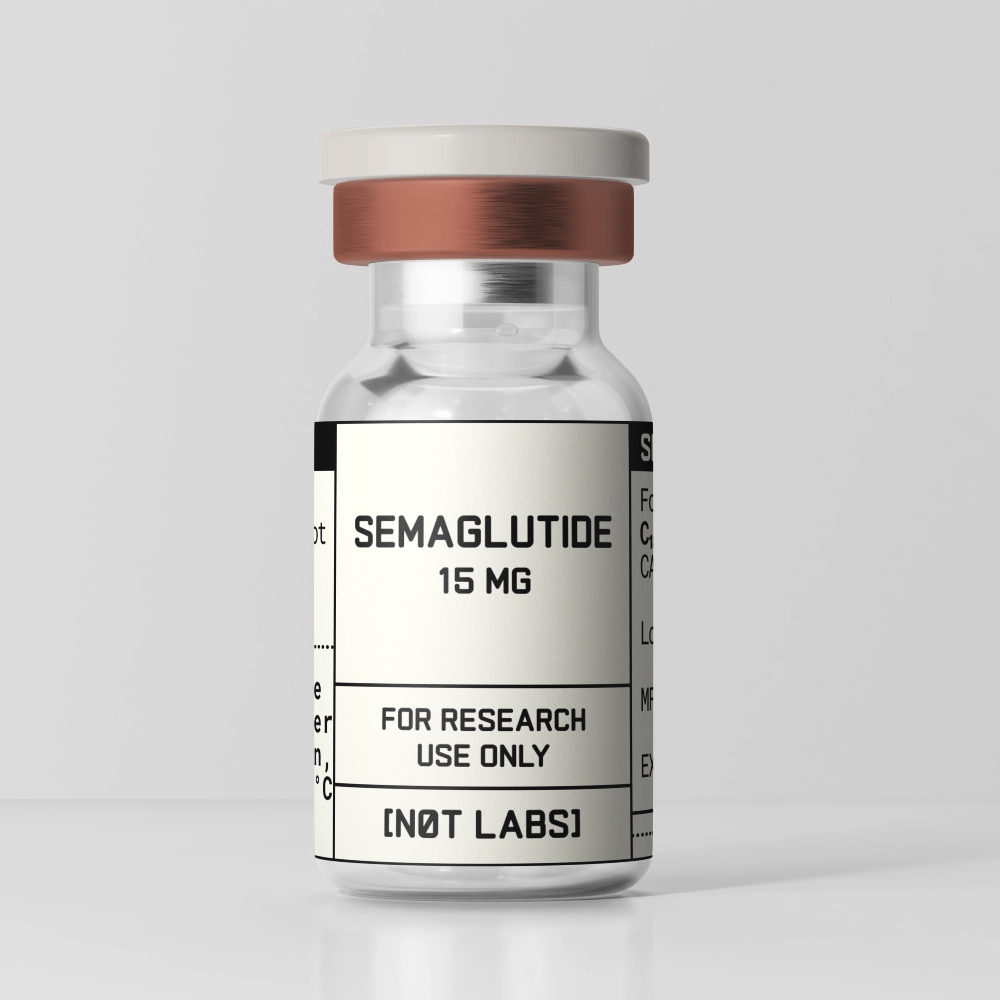 Semaglutide peptide vial — COA-verified research compound for GLP-1 receptor, glucose regulation, and weight management studies